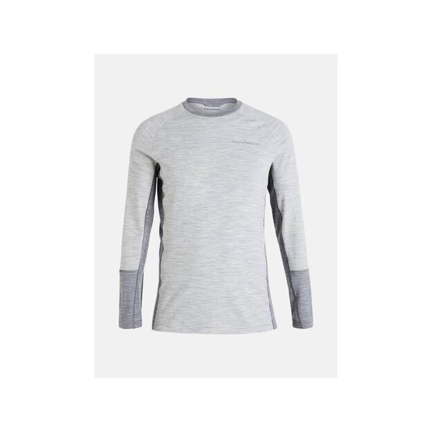 Peak Performance M Magic Crew Thermal Shirt Gray