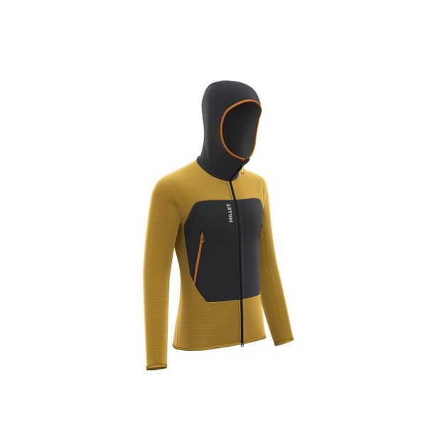 MILLET M Fusion Grid Hoodie Jacket Yellow