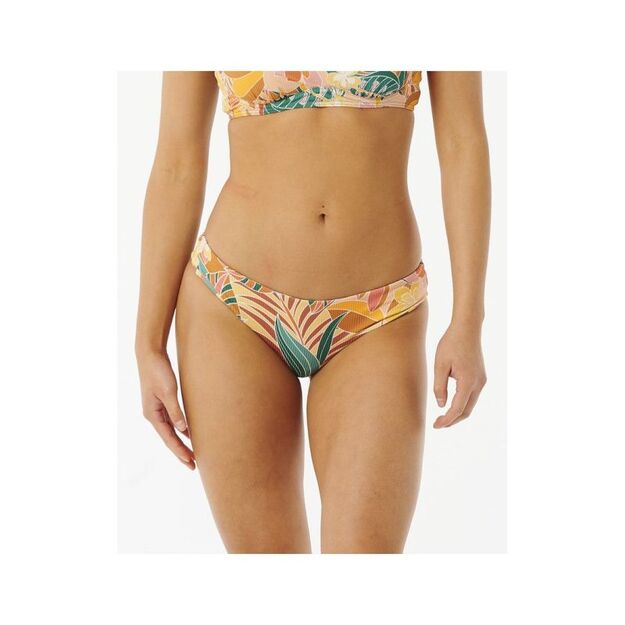 RIP CURL Brazilian Soul Revo Cheeky Green and Yellow Swim Briefs