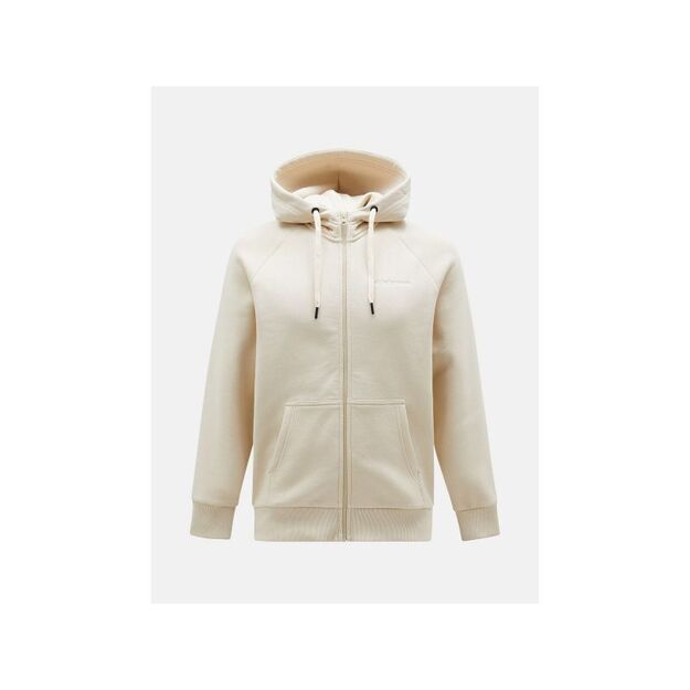 Peak Performance M Original Small Logo Zip Hood sweatshirt, beige