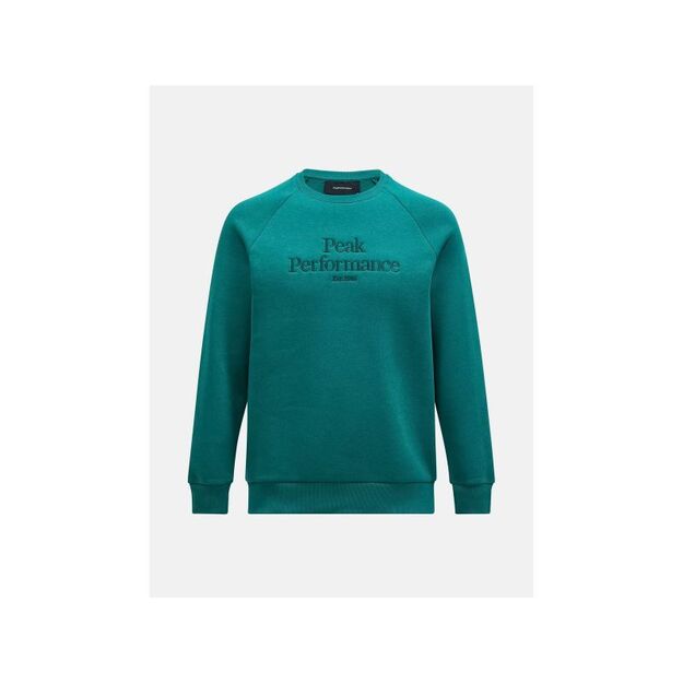 Peak Performance M Original Crew Green Sweatshirt