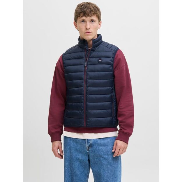 Jack&Jones men\ s vest JJEBRADLEY LIGHT BODYWARMER COLLAR NOO 12280973 SKY CAPTAIN