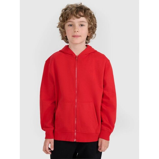 Boy\ s zip-up hoodie sweatshirt 4F 4FJRAW25TSWSM2488-62S