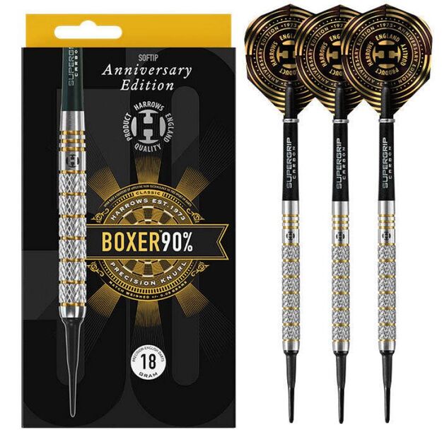 Harrows Boxer Parallel 90% 50th Anniversary Edition steeltip darts