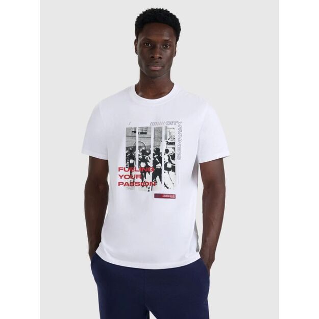 Men\ s regular printed T-shirt 4F 4FRAW25TTSHM3364-10S