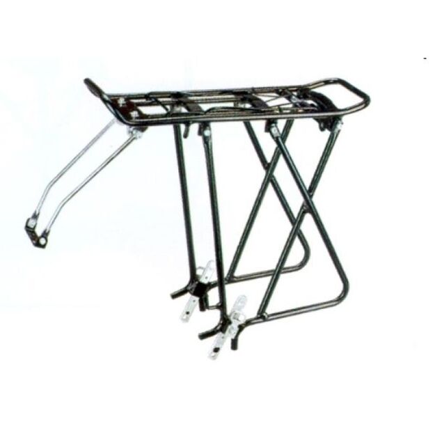 Luggage rack 24-28\ \  adjustable aluminum IB silver