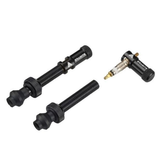 GRANITE FV valves black 80 mm