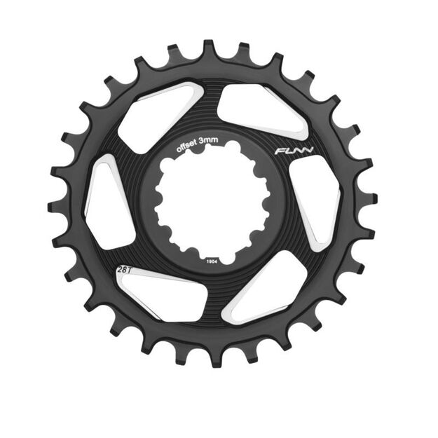 FUNN Mechanical Chainring SOLO DX BOOST Blue 28T