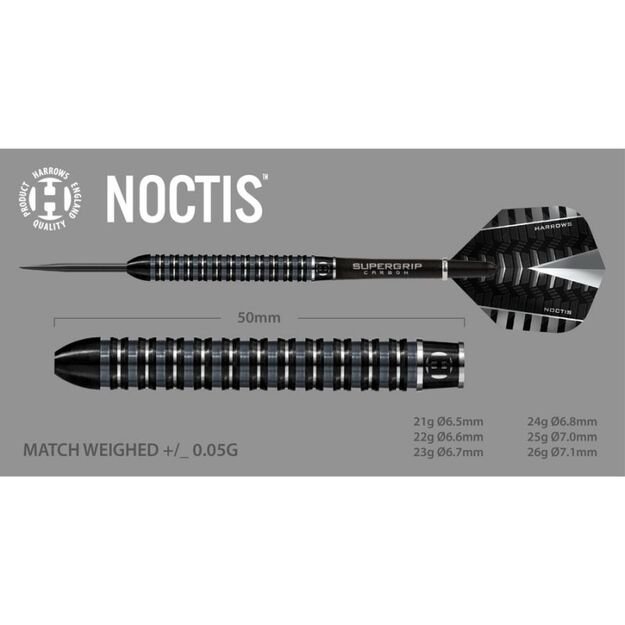 Harrows Noctis 90% Steeltip Darts HS-TNK-000016020