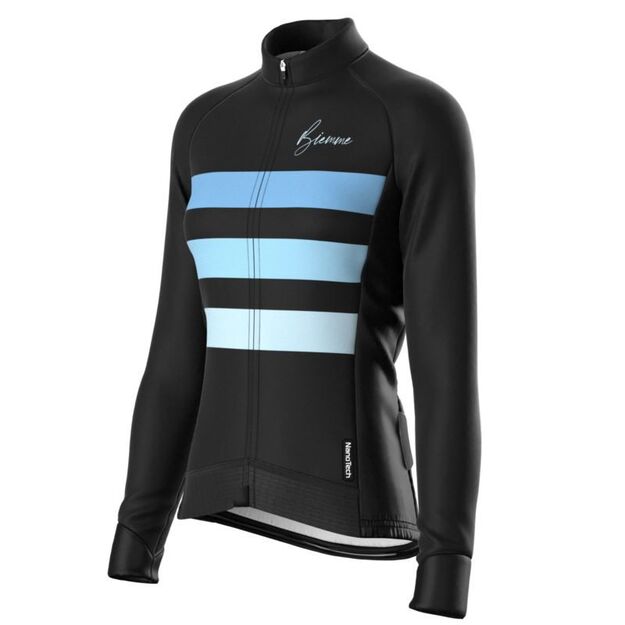 Biemme long sleeve MERINGA black and blue M