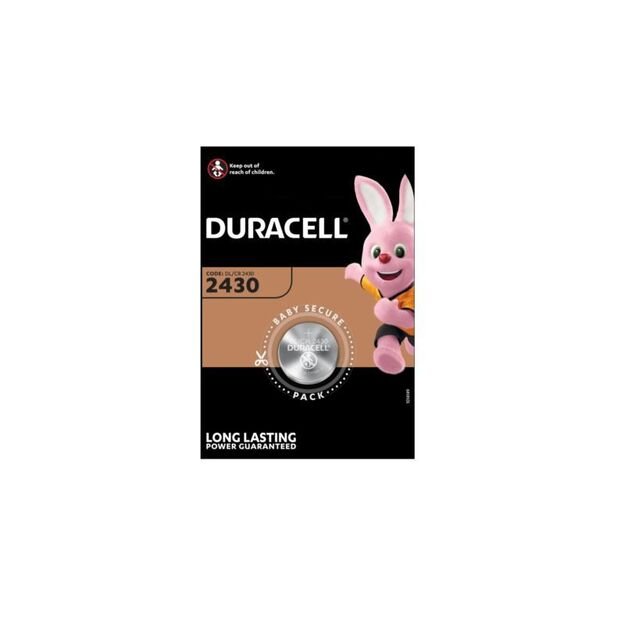 CR2430 DURACELL battery, 1 pack