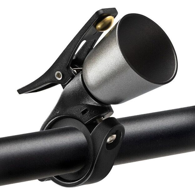 Rockbros aluminum bicycle bell silver and black