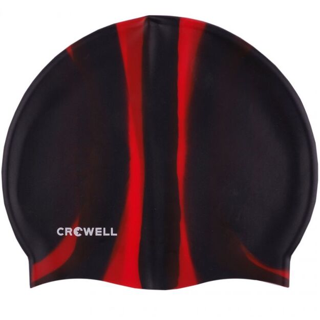 Crowell Multi-Flame-01 Silicone Swimming Cap