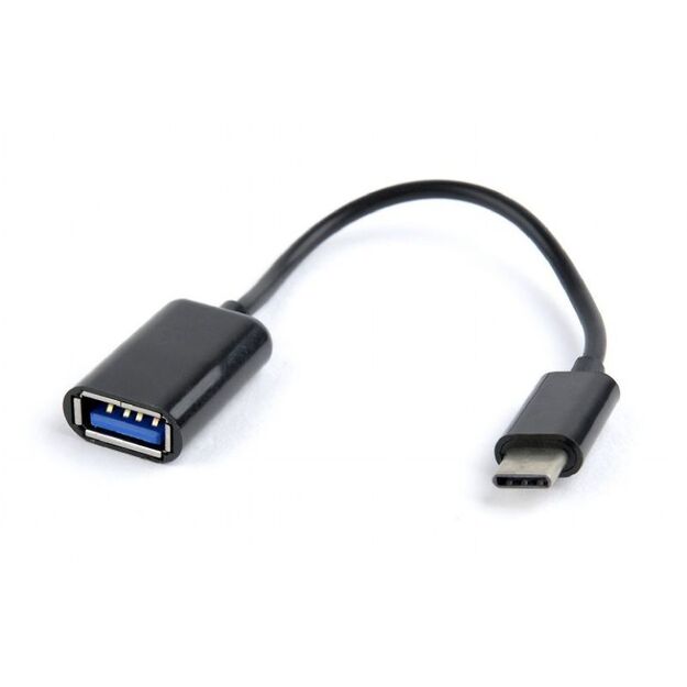 GEMBIRD A-OTG-CMAF2-01 cable (USB type CM - USB 2.0 F  0.20m  black)
