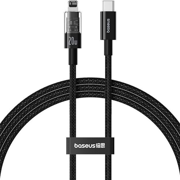 Baseus Gem USB C-IP Cable 20W 1m (Black)