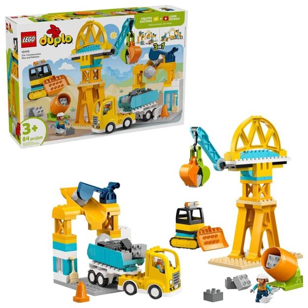 LEGO DUPLO TOWN 3in1 10476 Construction Site and Vehicles