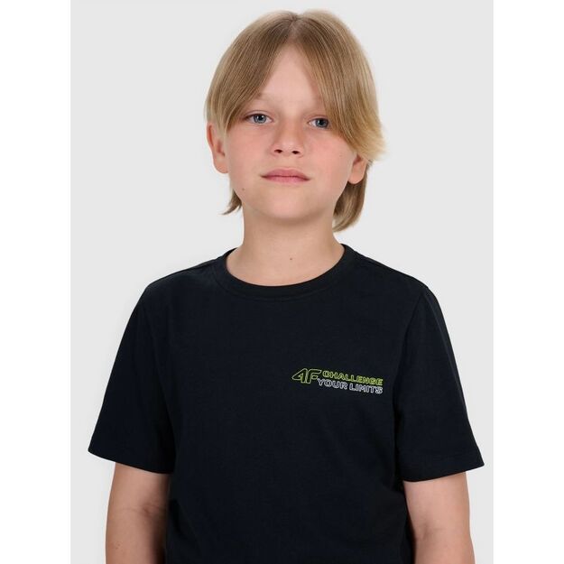 Boy\ s regular printed T-shirt 4F 4FJWAW25TTSHM2415-20S