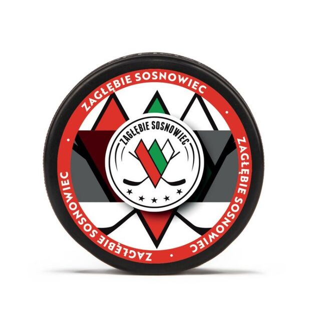 Zagłębie Sosnowiec hockey puck Medallion SREBKRMEDALION