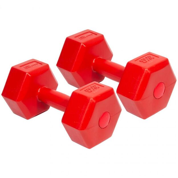 EB FIT composite dumbbell set 2x3kg red 1027036