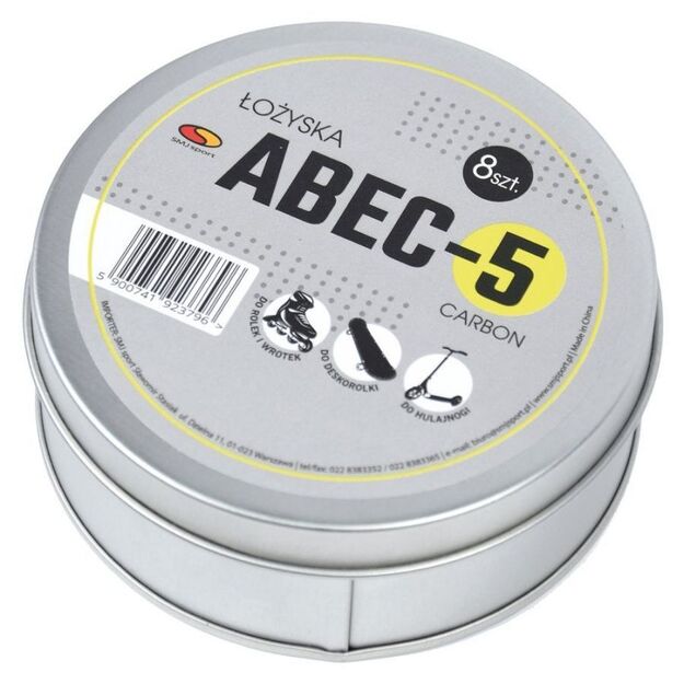 ABEC-5 bearings, can of 8.