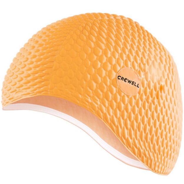 Crowell Java bubble swim cap, orange, col.9
