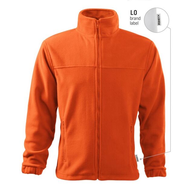 Men\ s Fleece Jacket (Orange 11 (Brand Label))