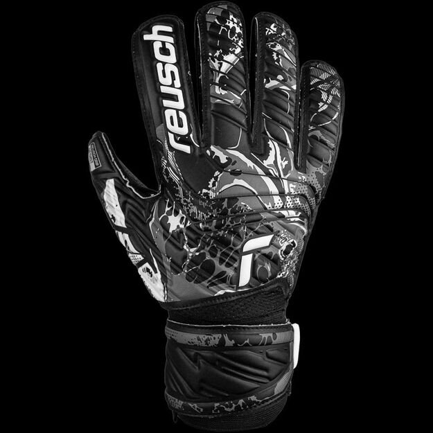 Reusch Attrakt Resist Junior children\ s goalkeeper gloves black (53/72/615/7700)