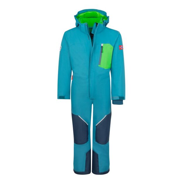 Trollkids Kids Isfjord Snowsuit XT Winter Blue (639-104)