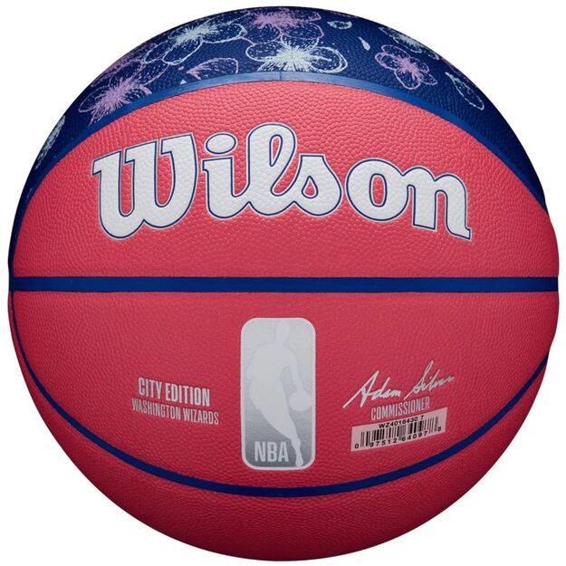 Wilson NBA Team City Collector Basketball Washington Wizards Ball WZ4016430ID