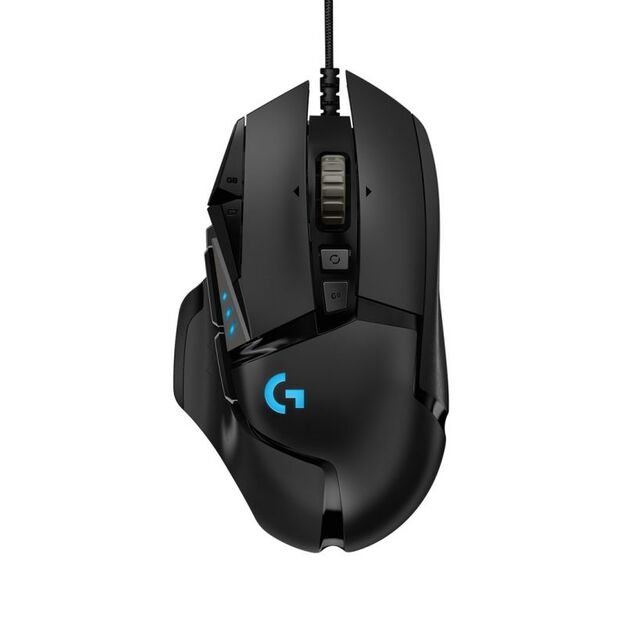 Logitech G502 Gaming HERO EU Mouse 910-005471 (optical  16000 DPI  black)