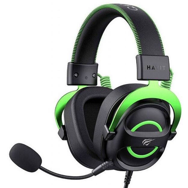 Havit H2002E Gaming Headphones (Black/Green)