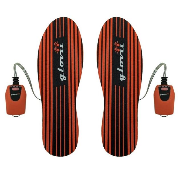GLOVII HEATED, APP-CONTROLLED SKI INSERTS, BATTERIES INCLUDED WITH GW4U SKI BOOT HOLDER
