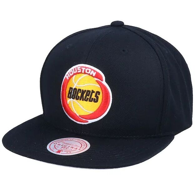 Mitchell & Ness NBA Houston Rockets Top Spot Snapback Hwc Rockets Cap HHSS2976-HROYYPPPBLCK