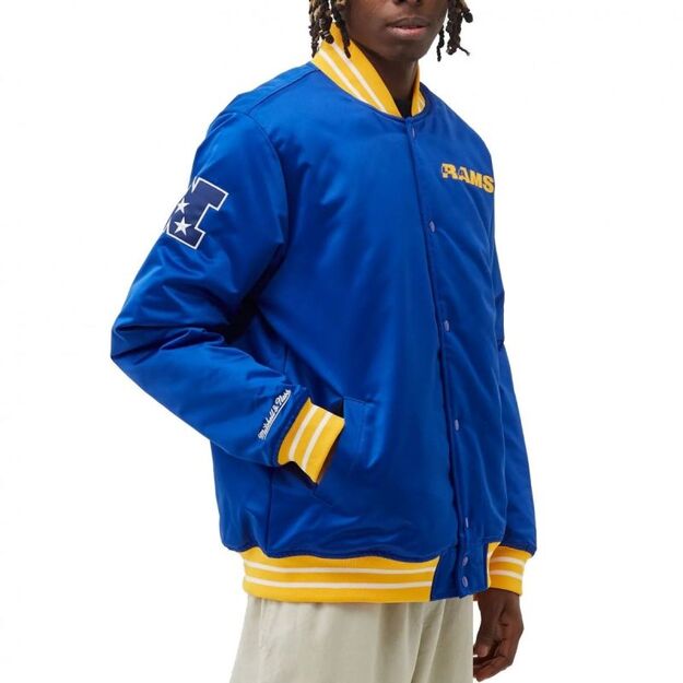 Mitchell & Ness NFL Heavyweight Satin Jacket Los Angeles Rams M OJBF3413-LARYYPPPROYA
