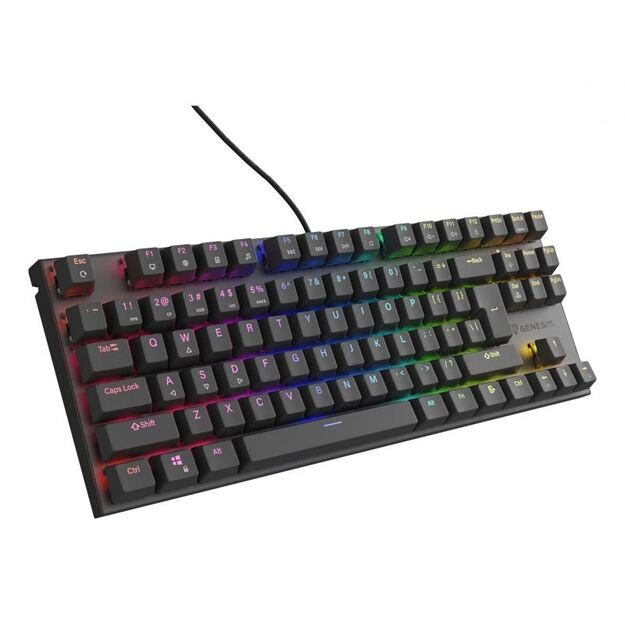 GENESIS Thor 303 TKL Gaming Keyboard USB QWERTY US English Black