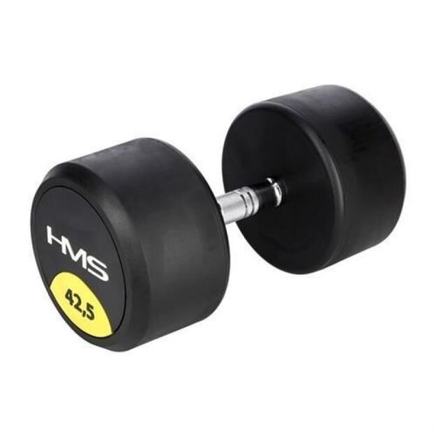 Rubber-coated dumbbell 42.5kg HMS HG PRO 42.5