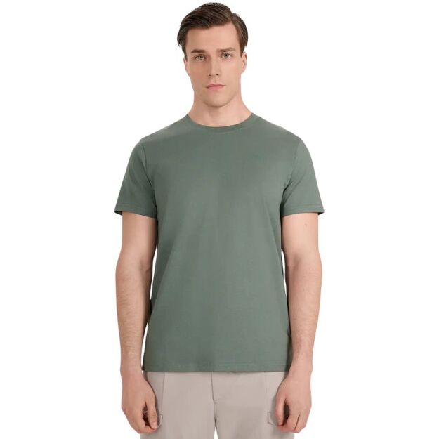 Men\ s T-shirt 4F M2441 green 4FWAW25TTSHM2441 41S