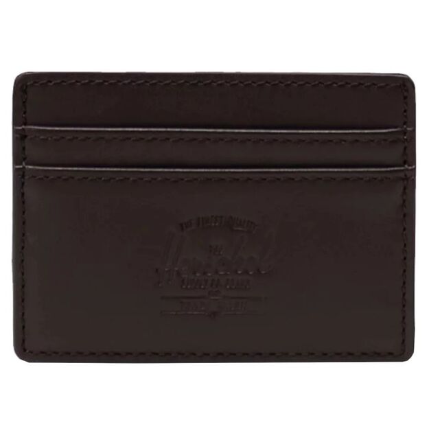 Herschel Charlie Leather RFID Wallet 11146-04123 Brown One size