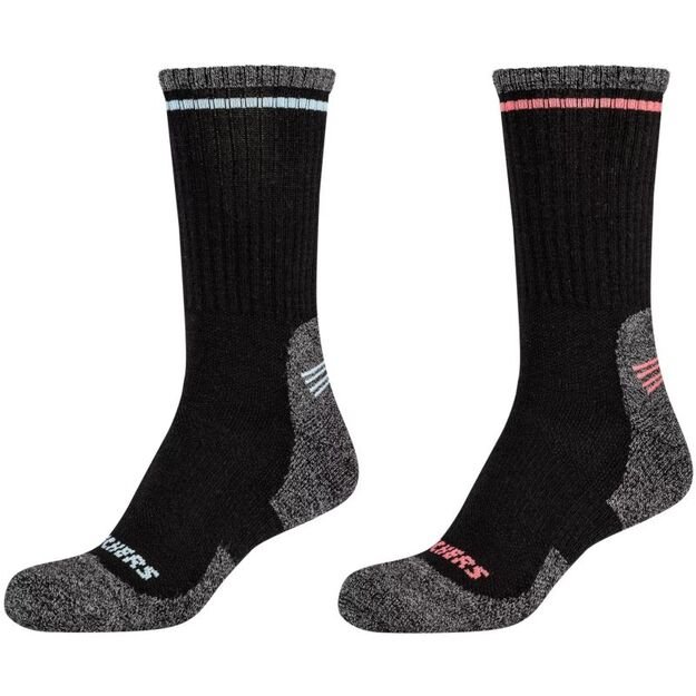 Skechers 2PPK Women Trail Wool Socks SK41105-9999 Pink 35-38