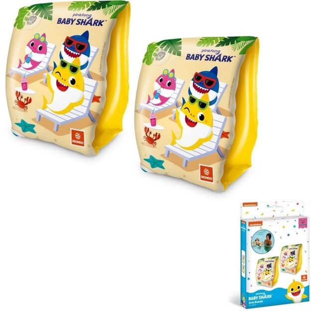 Baby Shark MONDO children\ s armbands for learning to swim