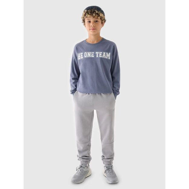 Boys\  jogger sweatpants 4F Junior 4FJRAW24TTROM1175-25S