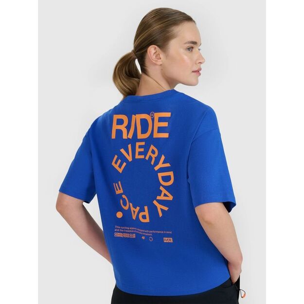 Women\ s oversize printed T-shirt 4F 4FWSS25TTSHF1993-36S