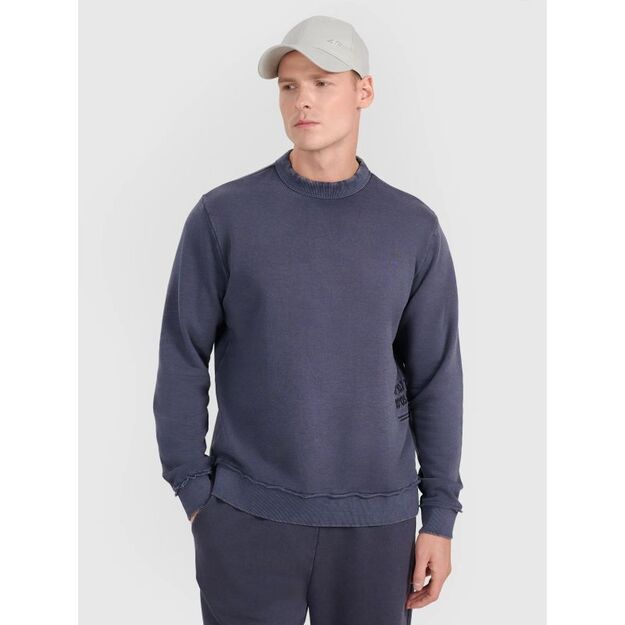 Men\ s sweatshirt without zipper and hood 4F 4FWSS25TSWSM1739-22S