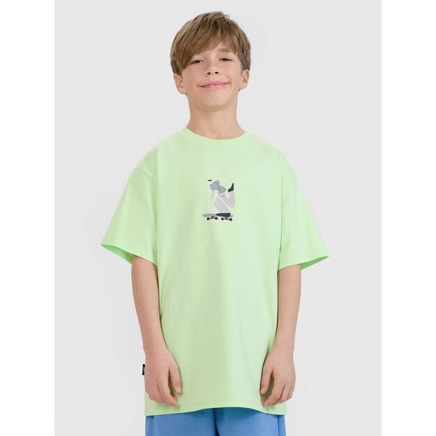 Boys\  t-shirt with print 4F 4FJRSS25TTSHM2641-45S