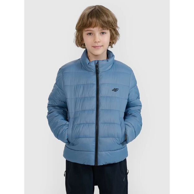 Boy\ s down jacket with synthetic filling 4F 4FJWSS25TDJAM520-32S