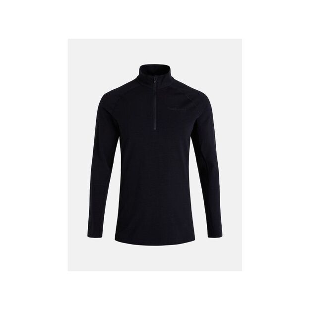 Peak Performance M Magic Half Zip Thermal Shirt Black
