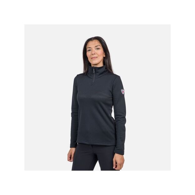 Rossignol W Resort 1/2 Zip T-shirt black