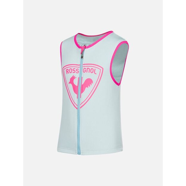 ROSSIGNOL FLEXVENT VEST KIDS AQUA blue children\ s ski protector