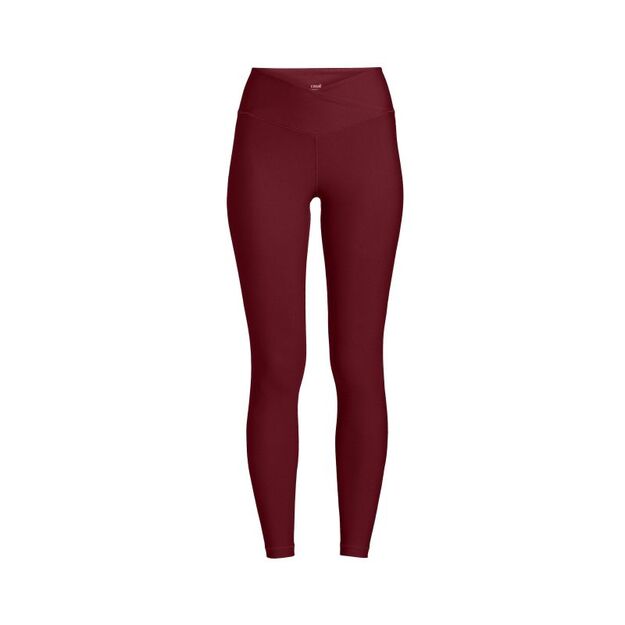 CASALL Overlap High Waist Tights evening red leggings