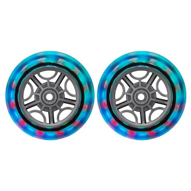 Front wheels for GLOBBER scooter 526-009 121mm 2pcs LED